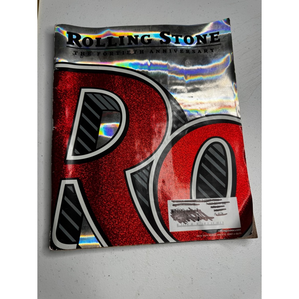 Rolling Stone Magazine‎ May 2007 40th Anniversary Issue Holographic Cover